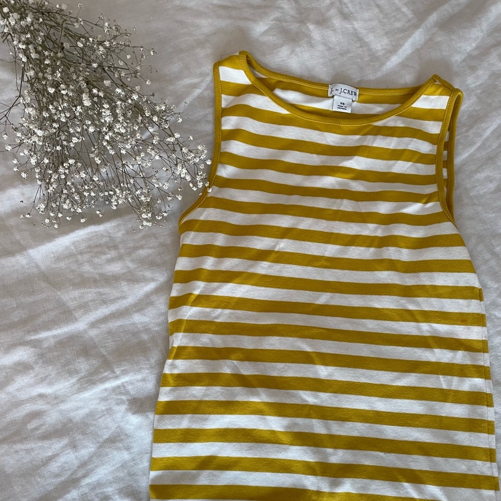 Jcrew Cotton Cutaway Tank